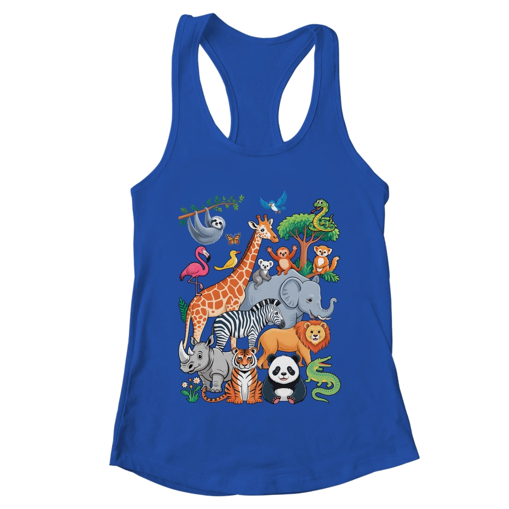 Wildlife Zoo Day Costume Cute Animal Lover Men Women Kids Shirt & Tank Top | teecentury