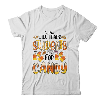 Will Trade Students For Candy Teacher Cute Halloween Shirt & Hoodie | teecentury