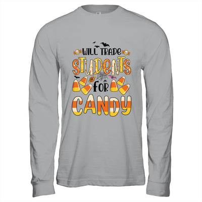 Will Trade Students For Candy Teacher Cute Halloween Shirt & Hoodie | teecentury