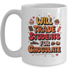 Will Trade Students For Chocolate Valentine's Day Funny Mug | teecentury