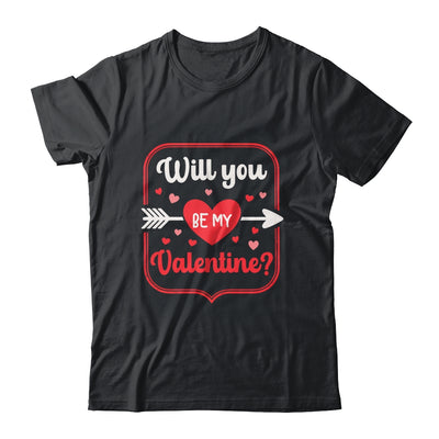 Will You Be My Valentine Love Heart Happy Valentine Women Shirt & Hoodie | teecentury