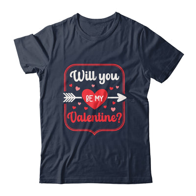 Will You Be My Valentine Love Heart Happy Valentine Women Shirt & Hoodie | teecentury