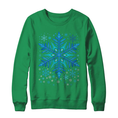 Winter Blue Snowflake Christmas Xmas Costumes Men Women Shirt & Sweatshirt | teecentury