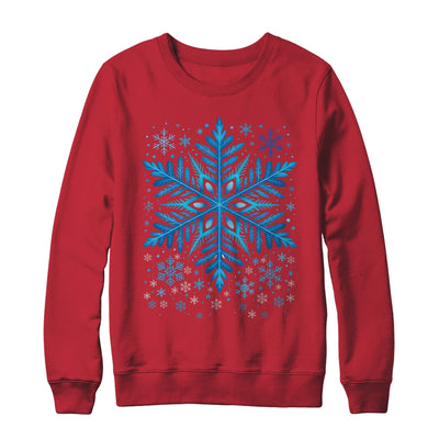 Winter Blue Snowflake Christmas Xmas Costumes Men Women Shirt & Sweatshirt | teecentury