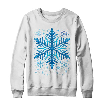 Winter Blue Snowflake Christmas Xmas Costumes Men Women Shirt & Sweatshirt | teecentury