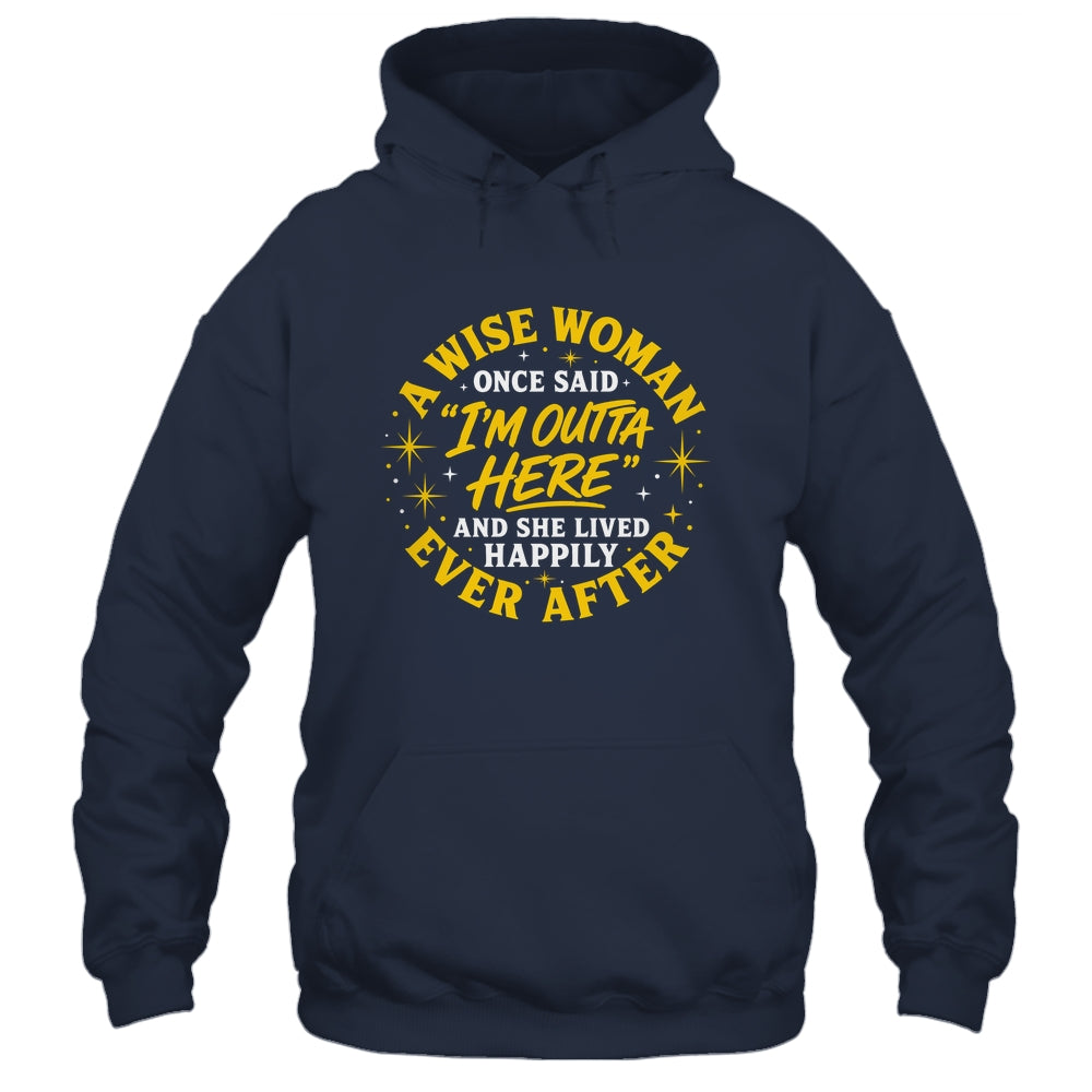 Wise Woman Retired Happily Ever After Retirement Grandma Shirt & Tank Top | teecentury