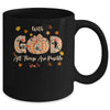 With GOD All Things Are Possible Christian Fall Pumpkin Mug | teecentury