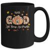 With GOD All Things Are Possible Christian Fall Pumpkin Mug | teecentury