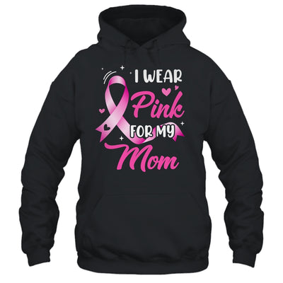 Woman I Wear Pink For My Mom Breast Cancer Awareness Shirt & Tank Top | teecentury