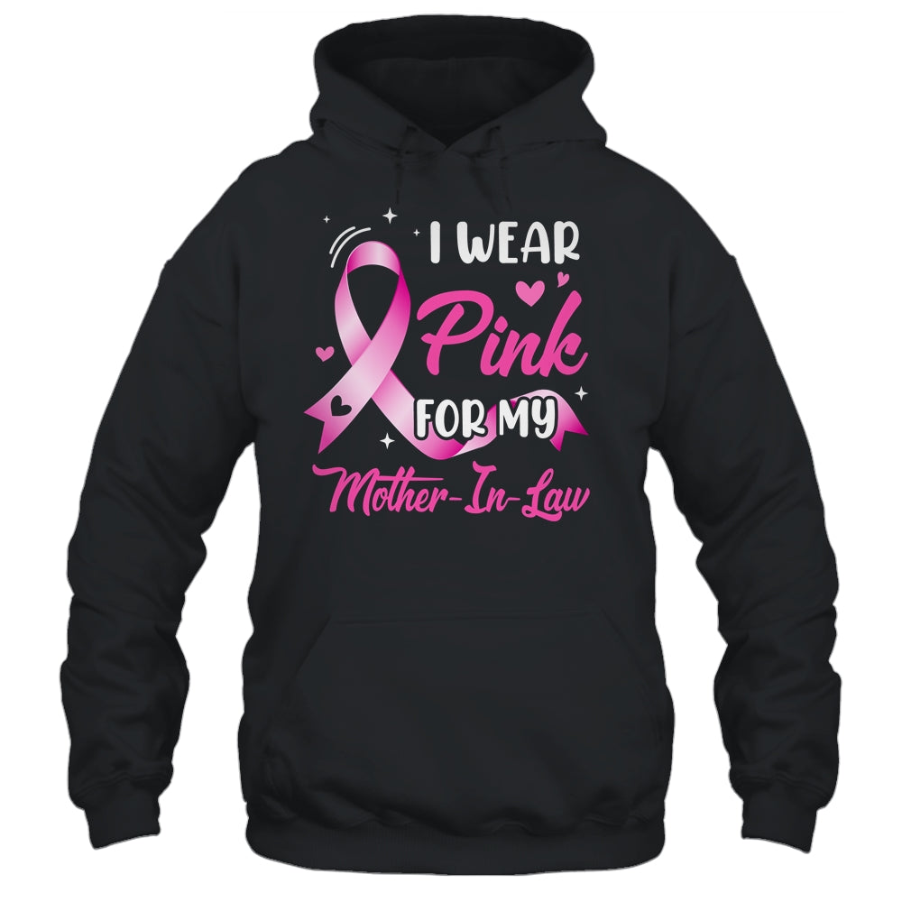 Woman I Wear Pink For My Mother-In-Law Breast Cancer Shirt & Tank Top | teecentury