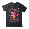Womens A Queen Was Born In December Happy Birthday To Me Shirt & Tank Top | teecentury