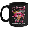 Womens A Queen Was Born In May Happy Birthday To Me Mug | teecentury