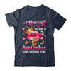 Womens A Queen Was Born In September Happy Birthday To Me Shirt & Tank Top | teecentury