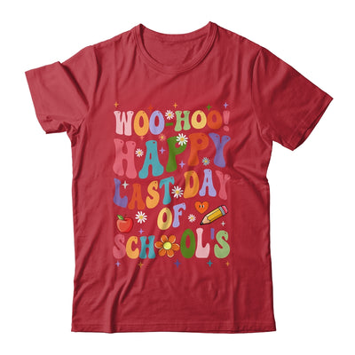 Woo Hoo Happy Last Day Of School Teacher Student Groovy Shirt & Hoodie | teecentury