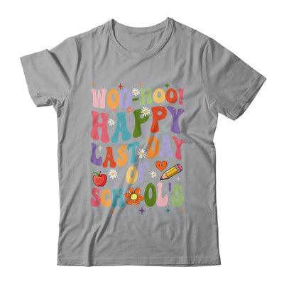 Woo Hoo Happy Last Day Of School Teacher Student Groovy Shirt & Hoodie | teecentury