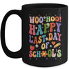 Woo Hoo Happy Last Day Of School Teacher Student Groovy Mug | teecentury