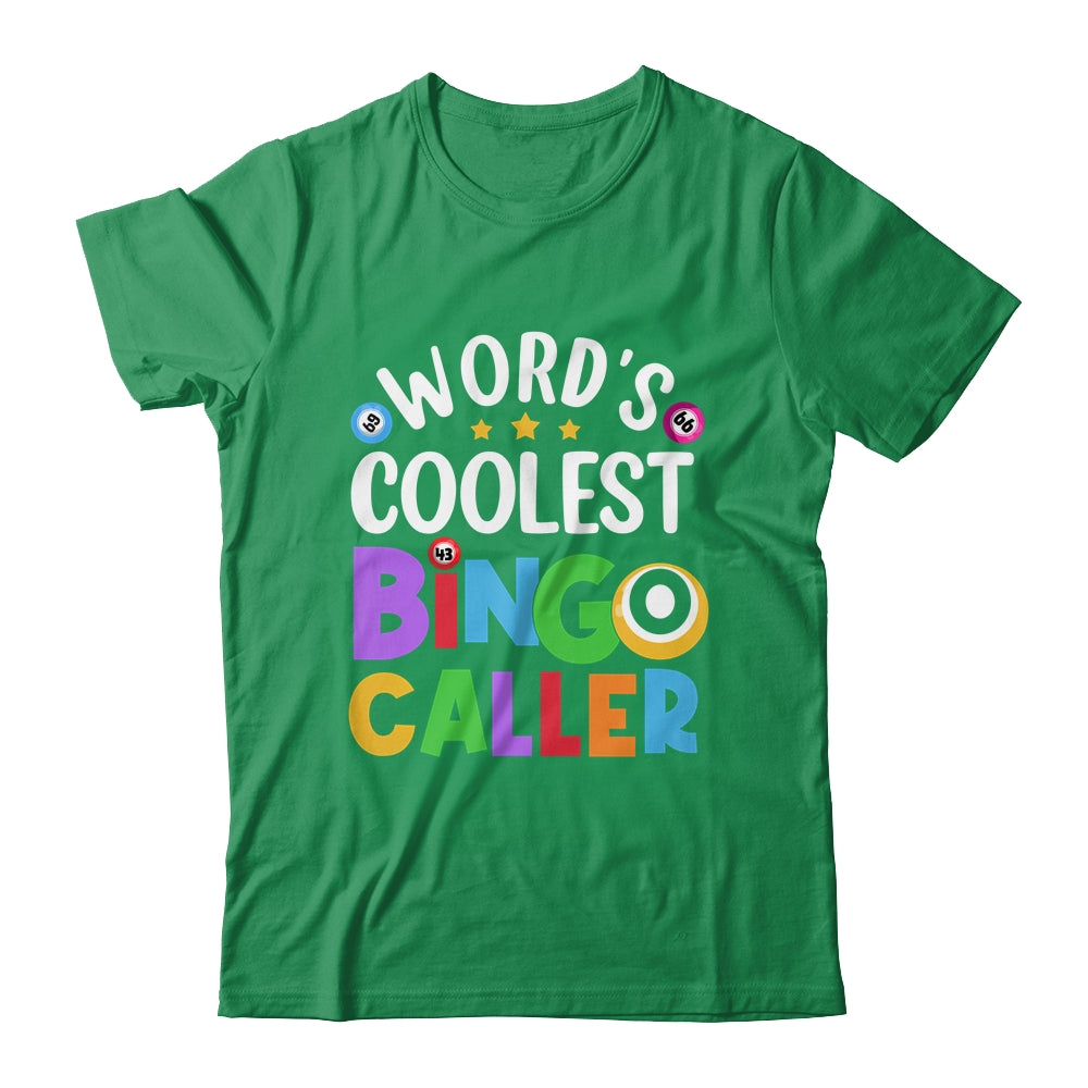 World's Coolest Bingo Caller Funny Bingo Player Men Women Shirt & Tank Top | teecentury