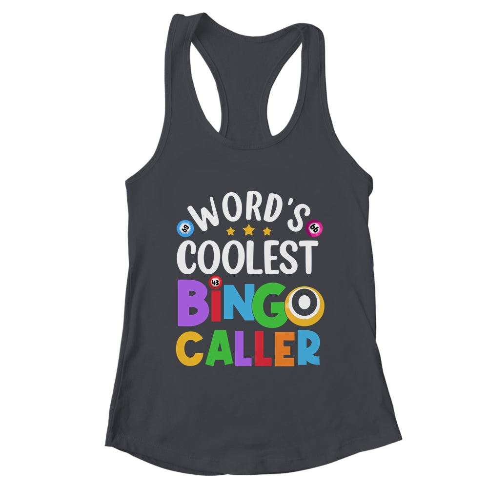 World's Coolest Bingo Caller Funny Bingo Player Men Women Shirt & Tank Top | teecentury