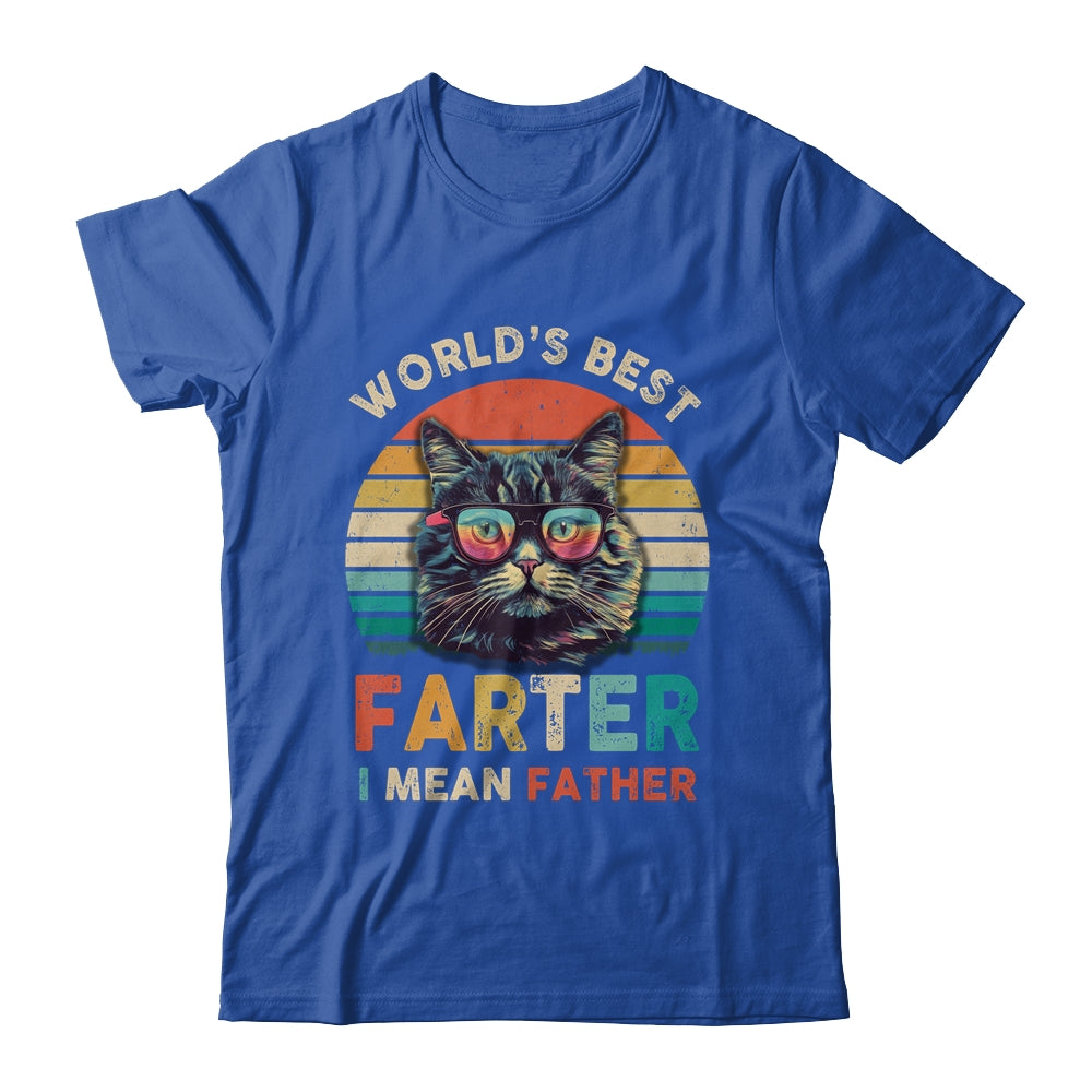 Worlds Best Farter I Mean Father Best Cat Dad Ever Shirt & Hoodie | teecentury