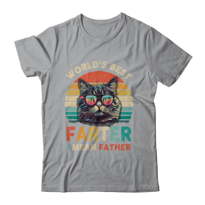 Worlds Best Farter I Mean Father Best Cat Dad Ever Shirt & Hoodie | teecentury