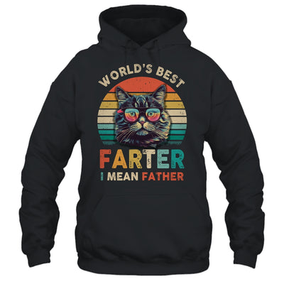 Worlds Best Farter I Mean Father Best Cat Dad Ever Shirt & Hoodie | teecentury