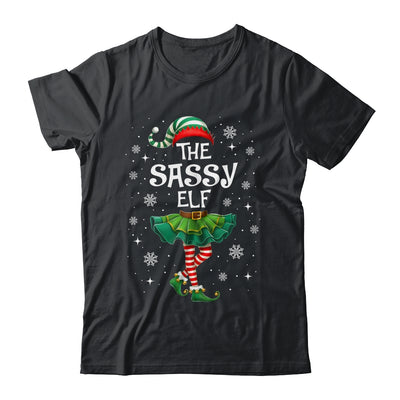 Xmas Family Matching Women Mom The Sassy Elf Christmas Shirt & Sweatshirt | teecentury