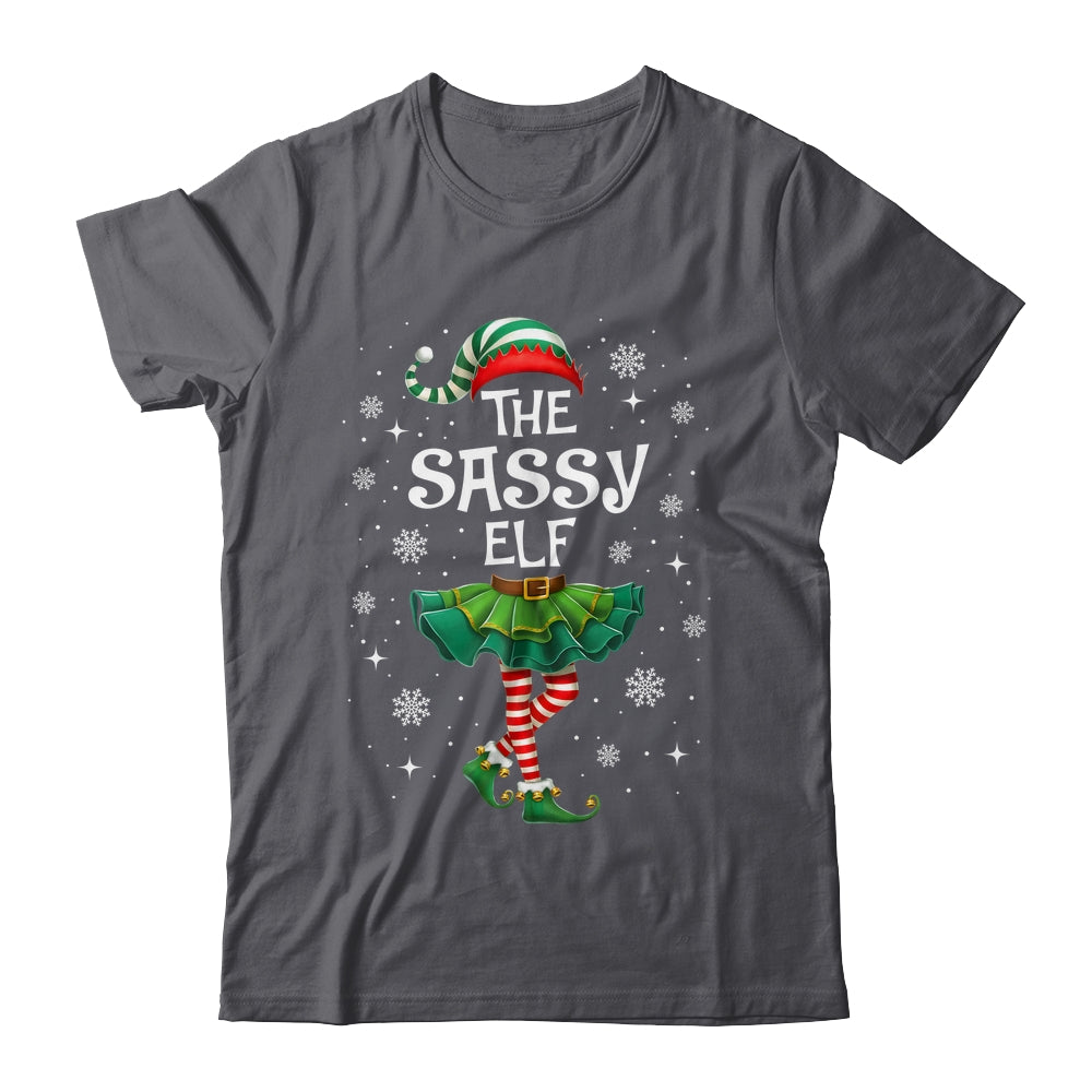Xmas Family Matching Women Mom The Sassy Elf Christmas Shirt & Sweatshirt | teecentury