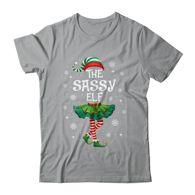 Xmas Family Matching Women Mom The Sassy Elf Christmas Shirt & Sweatshirt | teecentury