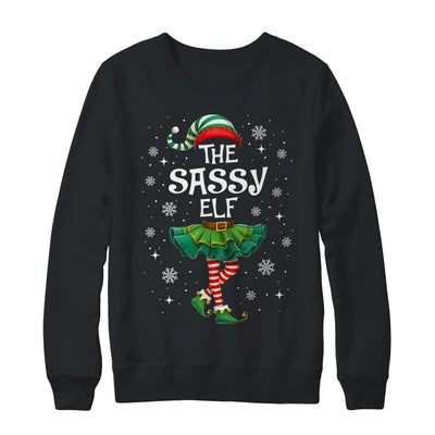 Xmas Family Matching Women Mom The Sassy Elf Christmas Shirt & Sweatshirt | teecentury