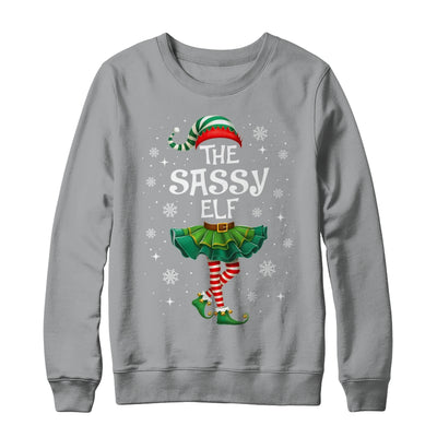 Xmas Family Matching Women Mom The Sassy Elf Christmas Shirt & Sweatshirt | teecentury
