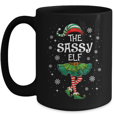 Xmas Family Matching Women Mom The Sassy Elf Christmas Mug | teecentury