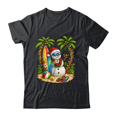 Xmas In June Santa Snowman Beach Summer Christmas In July Shirt & Tank Top | teecentury