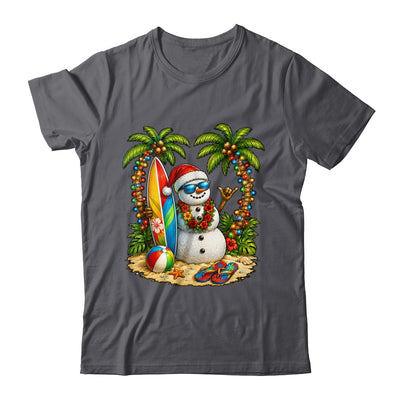 Xmas In June Santa Snowman Beach Summer Christmas In July Shirt & Tank Top | teecentury