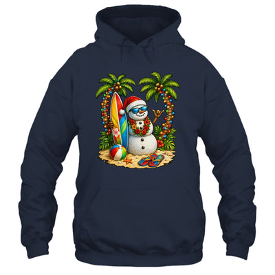 Xmas In June Santa Snowman Beach Summer Christmas In July Shirt & Tank Top | teecentury