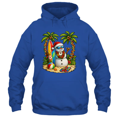 Xmas In June Santa Snowman Beach Summer Christmas In July Shirt & Tank Top | teecentury