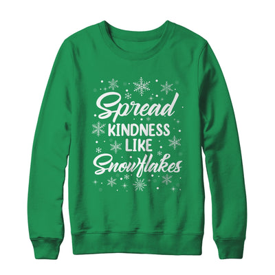 Xmas Themed Spread Kindness Like Snowflakes Merry Christmas Shirt & Sweatshirt | teecentury