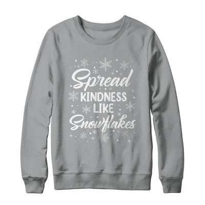 Xmas Themed Spread Kindness Like Snowflakes Merry Christmas Shirt & Sweatshirt | teecentury