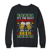 Xmas Wonderful Time For A Beer Ugly Christmas Funny Shirt & Sweatshirt | teecentury