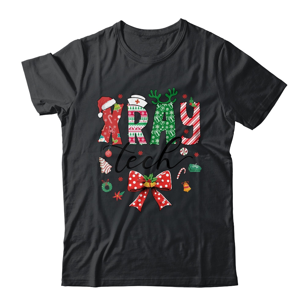 Xray Tech Christmas Coquette Bow Rad Tech Radiology Shirt & Sweatshirt | teecentury