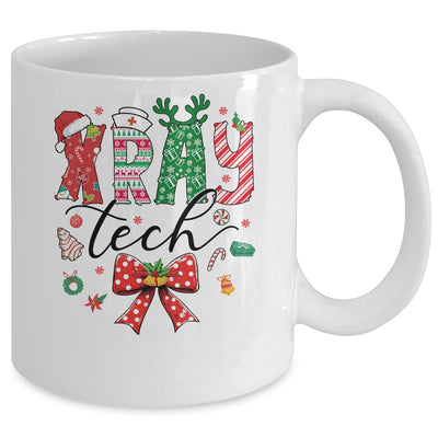 Xray Tech Christmas Coquette Bow Rad Tech Radiology Mug | teecentury