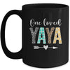 Yaya Women Cute Design One Loved Yaya Mother's Day Mug | teecentury