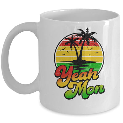 Yeah Mon Vintage Jamaica Summer Vacation Jamaican Retro Mug | teecentury