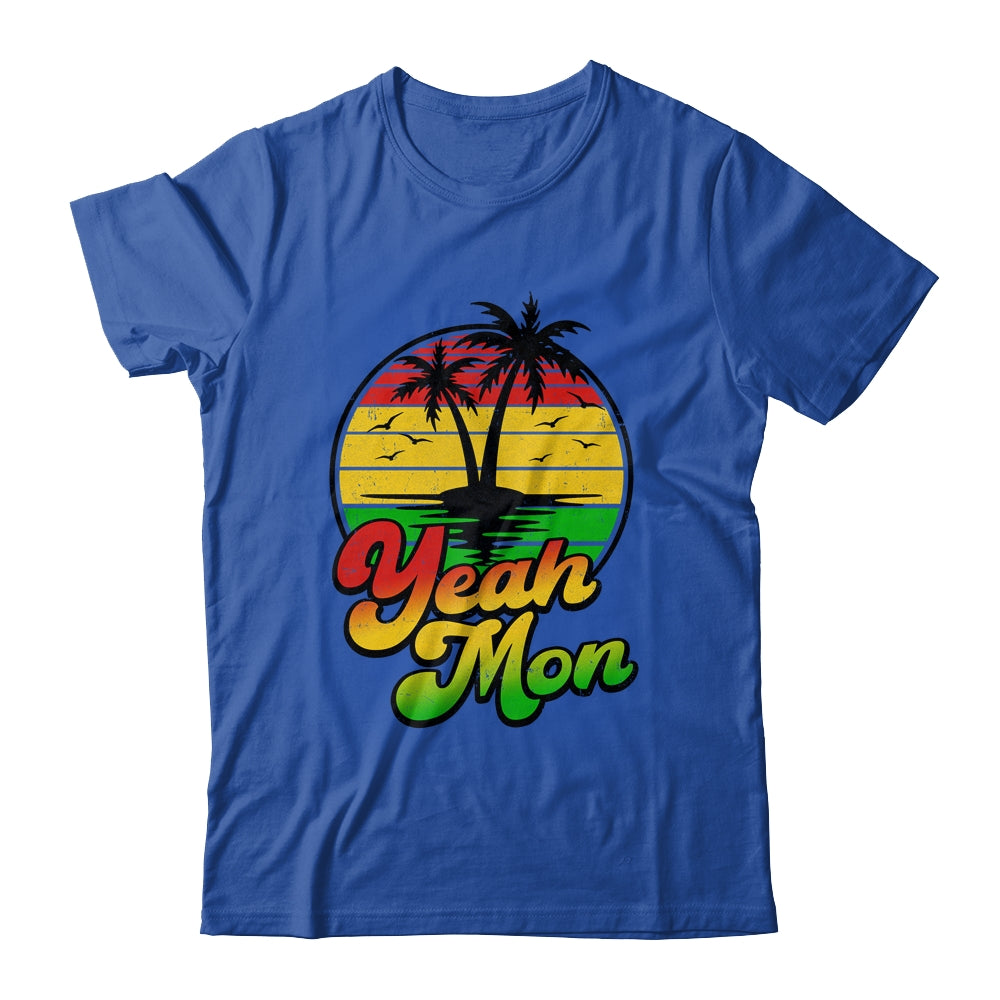 Yeah Mon Vintage Jamaica Summer Vacation Jamaican Retro Shirt & Tank Top | teecentury
