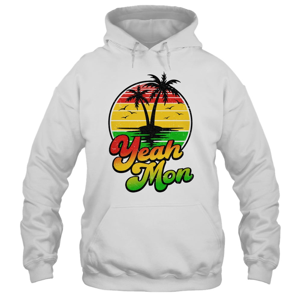 Yeah Mon Vintage Jamaica Summer Vacation Jamaican Retro Shirt & Tank Top | teecentury