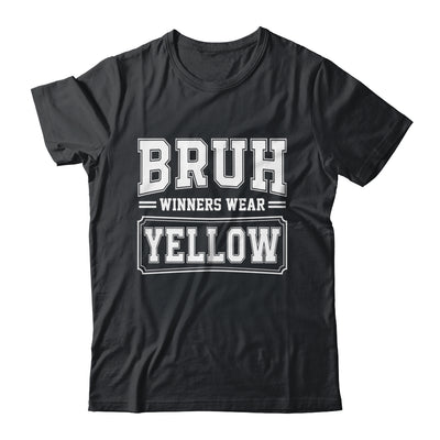 Yellow Field Day Team Spirit Bruh Winners Wear Yellow Shirt & Hoodie | teecentury