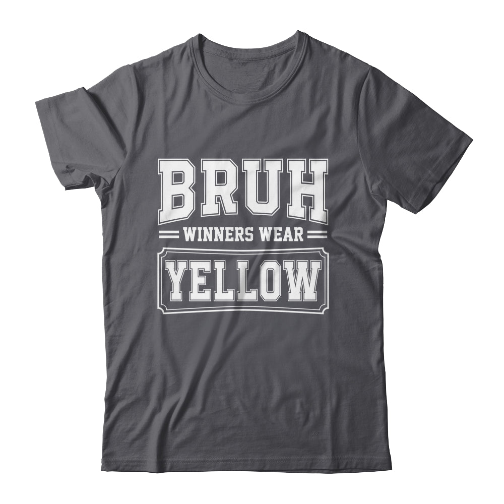 Yellow Field Day Team Spirit Bruh Winners Wear Yellow Shirt & Hoodie | teecentury
