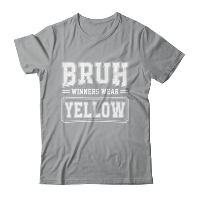 Yellow Field Day Team Spirit Bruh Winners Wear Yellow Shirt & Hoodie | teecentury