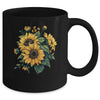 Yellow Sunflowers Cute Summer Flowers Floral Positivity Mug | teecentury