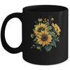 Yellow Sunflowers Cute Summer Flowers Floral Positivity Mug | teecentury