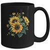 Yellow Sunflowers Cute Summer Flowers Floral Positivity Mug | teecentury